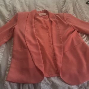 Pink blazer